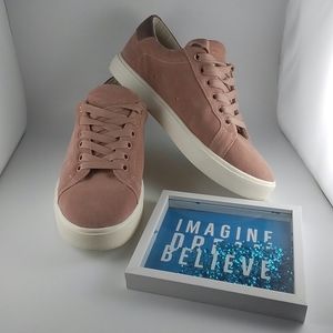 Sam Edelman Ethyl Cameo Pink Suede Sneakers